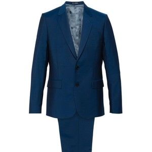 Paul Smith Tailored Blue Suit In Wool-Mohair Blend - NWT
